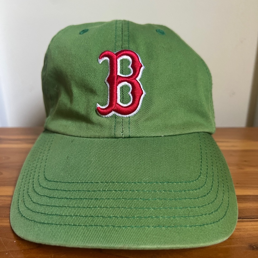 Boston Red Sox B Logo Green Franchise Hat Twins St Patricks Day Shamrock — small